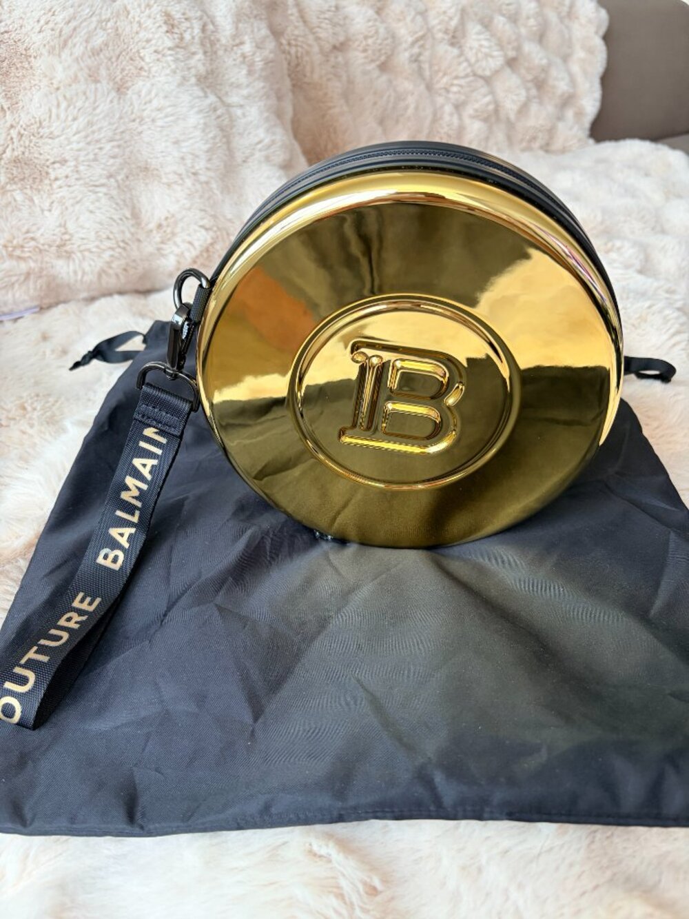 BALMAIN Gold Clutch or Cosmetic Bag *Brand New* - Picture 5 of 8